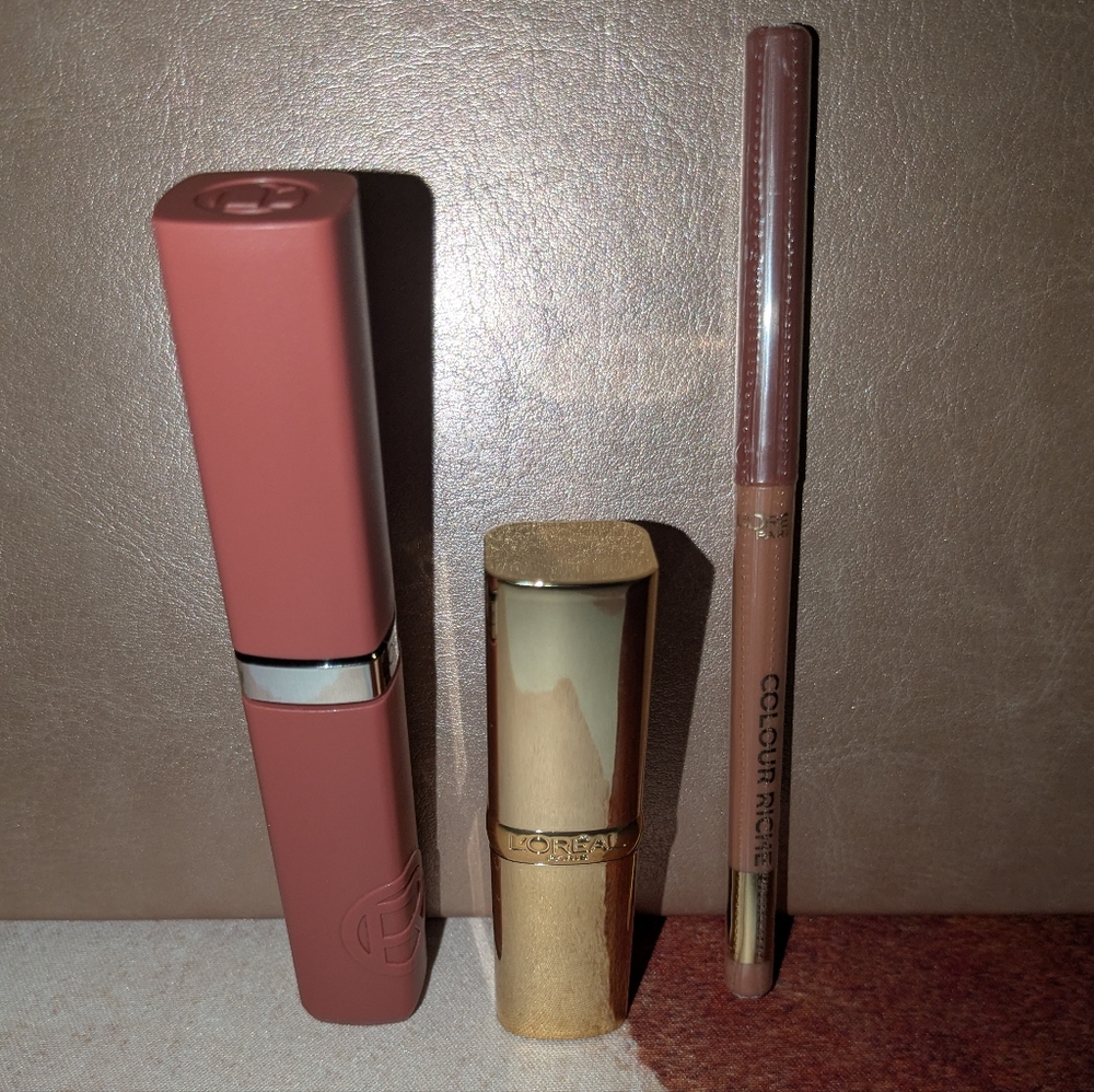 L'Oreal ColourRiche Lipstick 3pc Bundle - Shade 601 Worth It